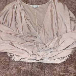 Hyfve satin v neck top